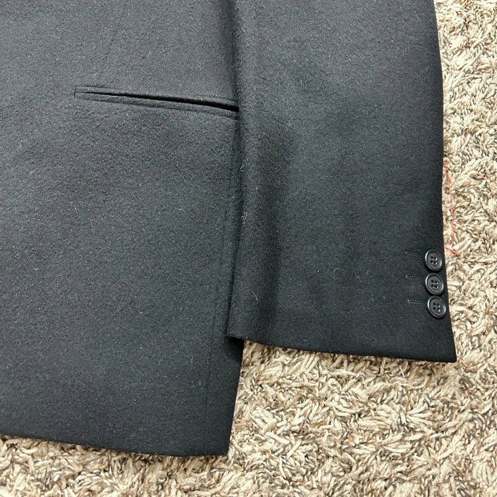 Valentino Uomo Black Wool Cashmere Men’s Blazer Sz 41R